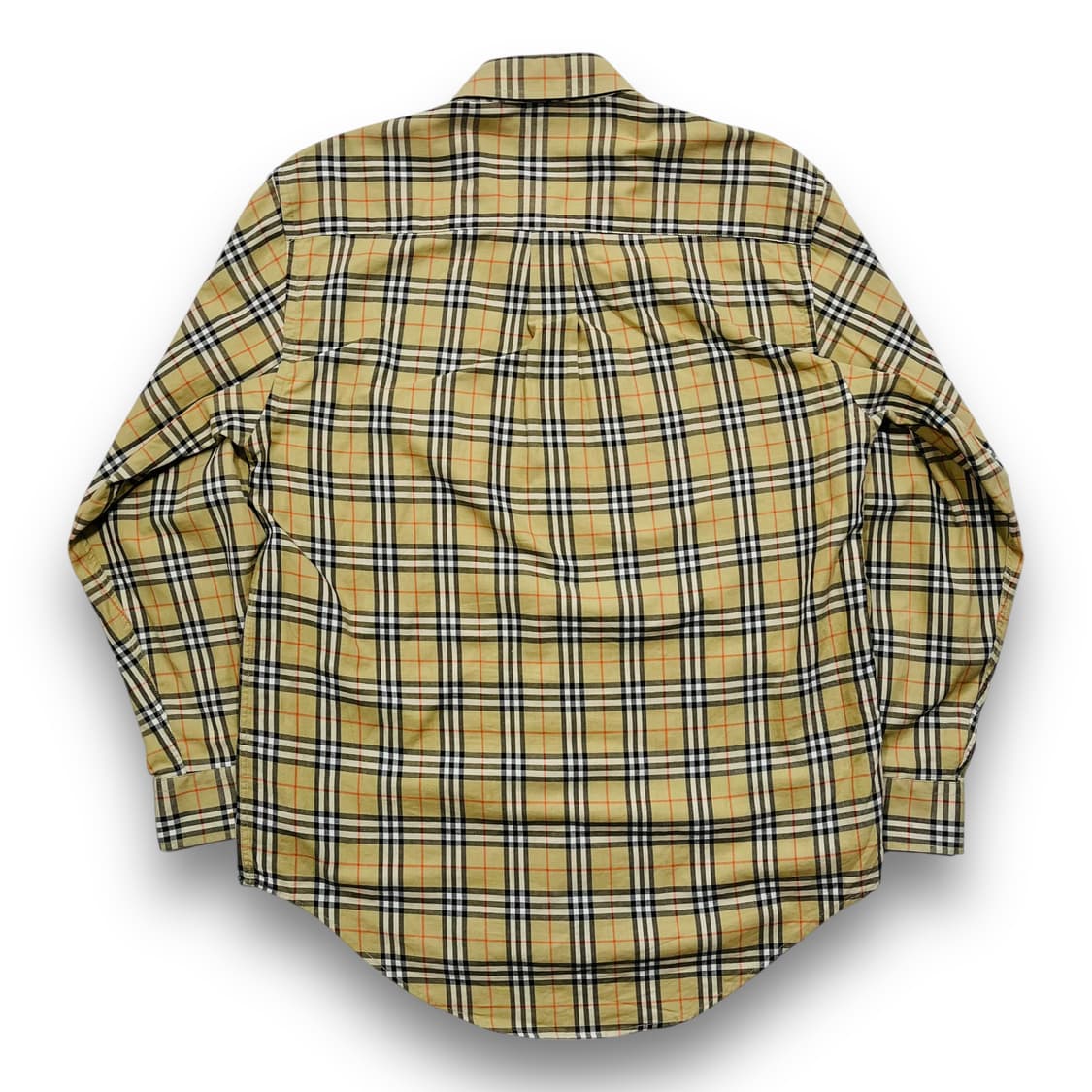 버버리 노바체크 패턴 구형 빈티지 긴팔 셔츠 상품이미지3