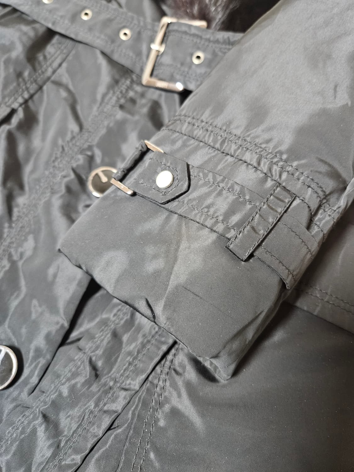 지고트 폭스퍼 벨티드 다운코트 55 상품이미지5