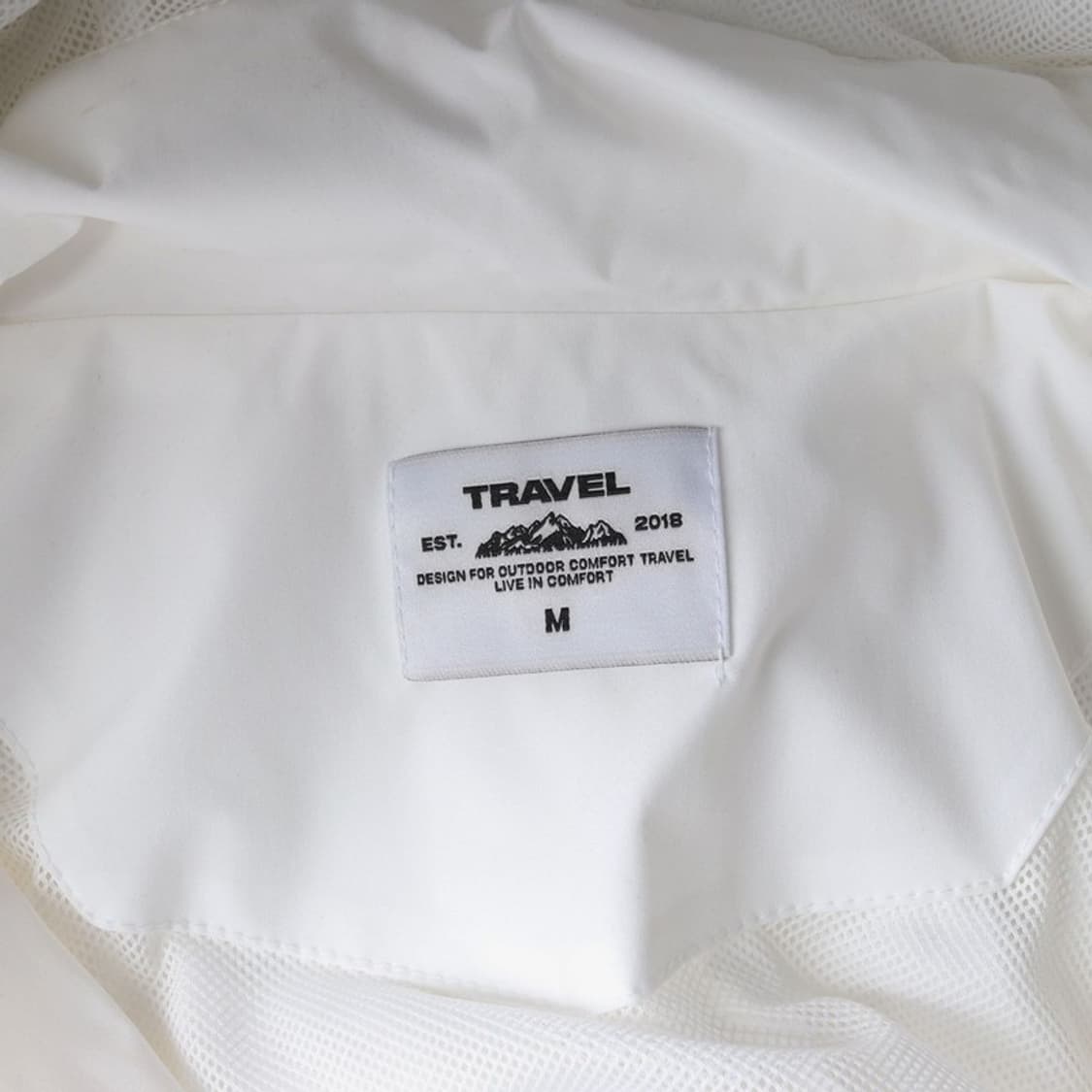 트래블 어프로칭 후드 윈드브레이커 화이트 M 상품이미지6
