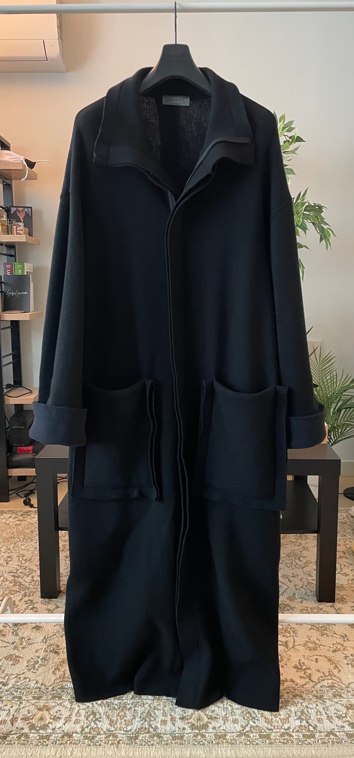 요지 야마모토 뿌르옴므 빅 포켓 롱 코트 상품이미지6