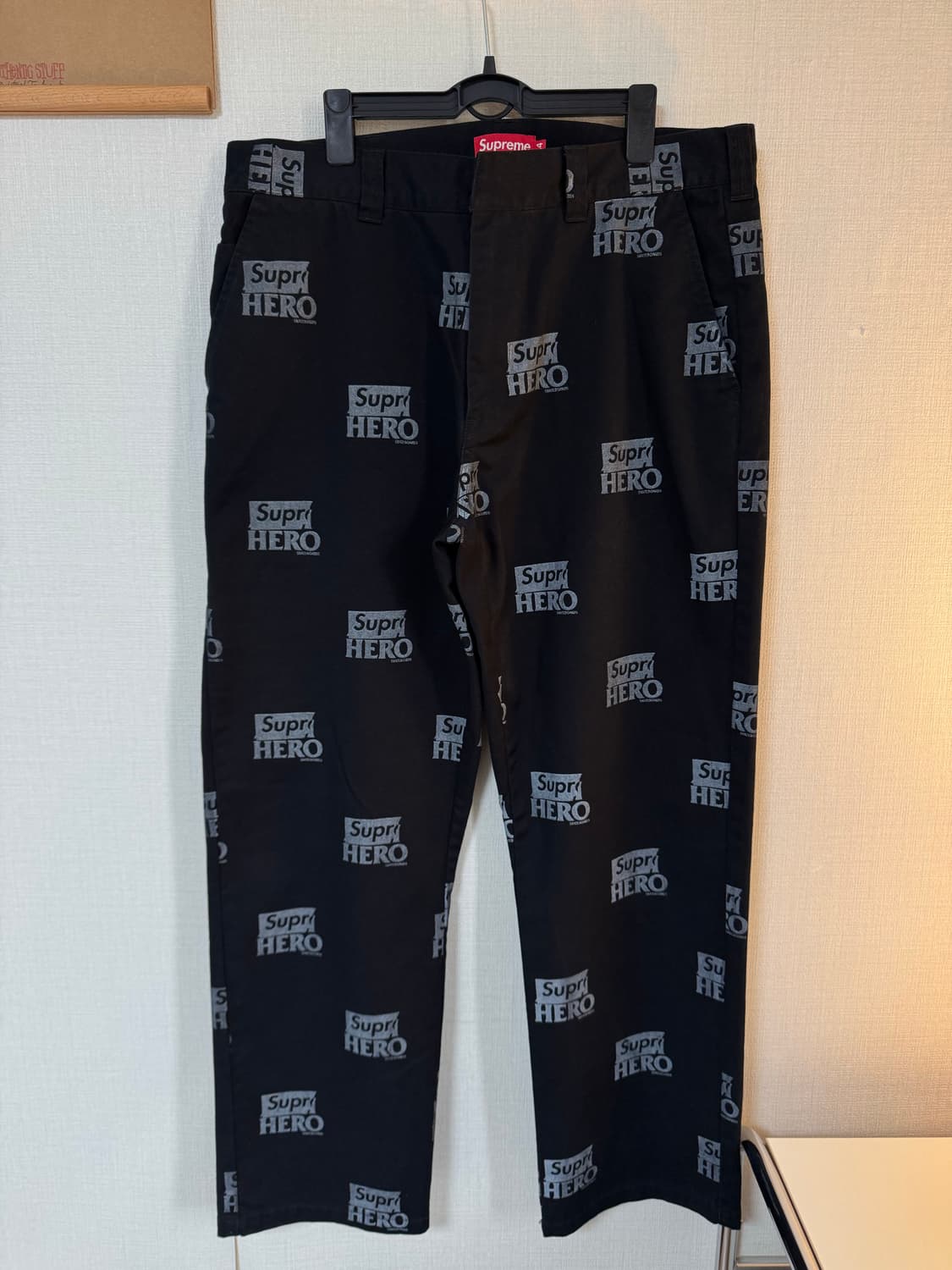 [34]슈프림 안티히어로 워크 팬츠 블랙 - 22SS 상품이미지3