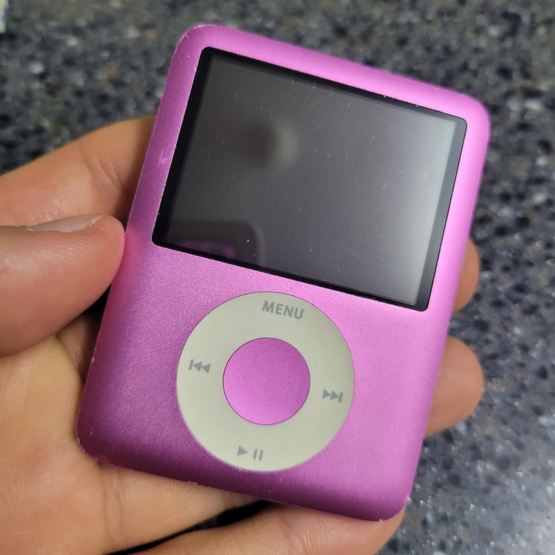 애플 아이팟 나노 3세대 8기가 핑크색 부품용 상품이미지1