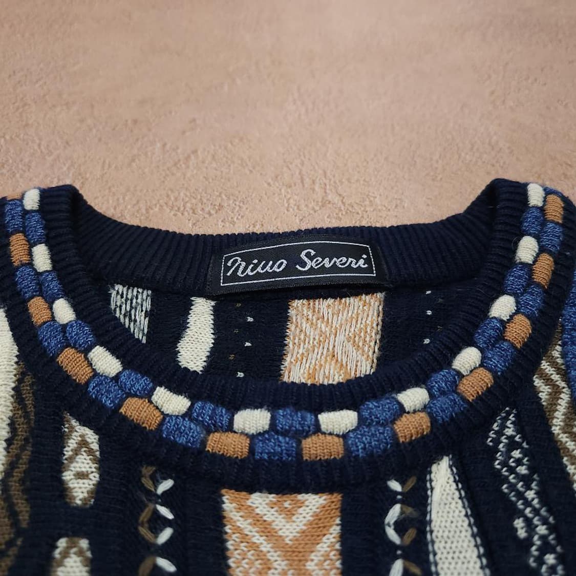 빈티지 쿠지 스타일 케이블 니트 상품이미지3