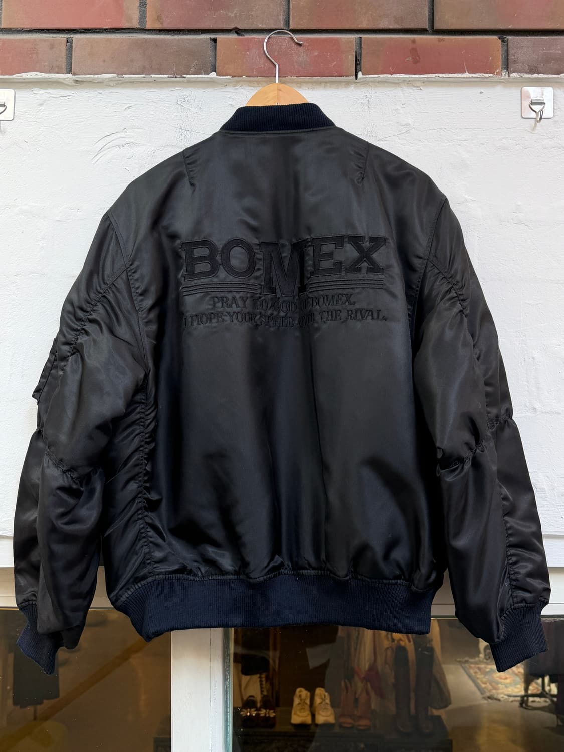 BOMEX 봄버 항공 점퍼 블랙 XL 상품이미지8