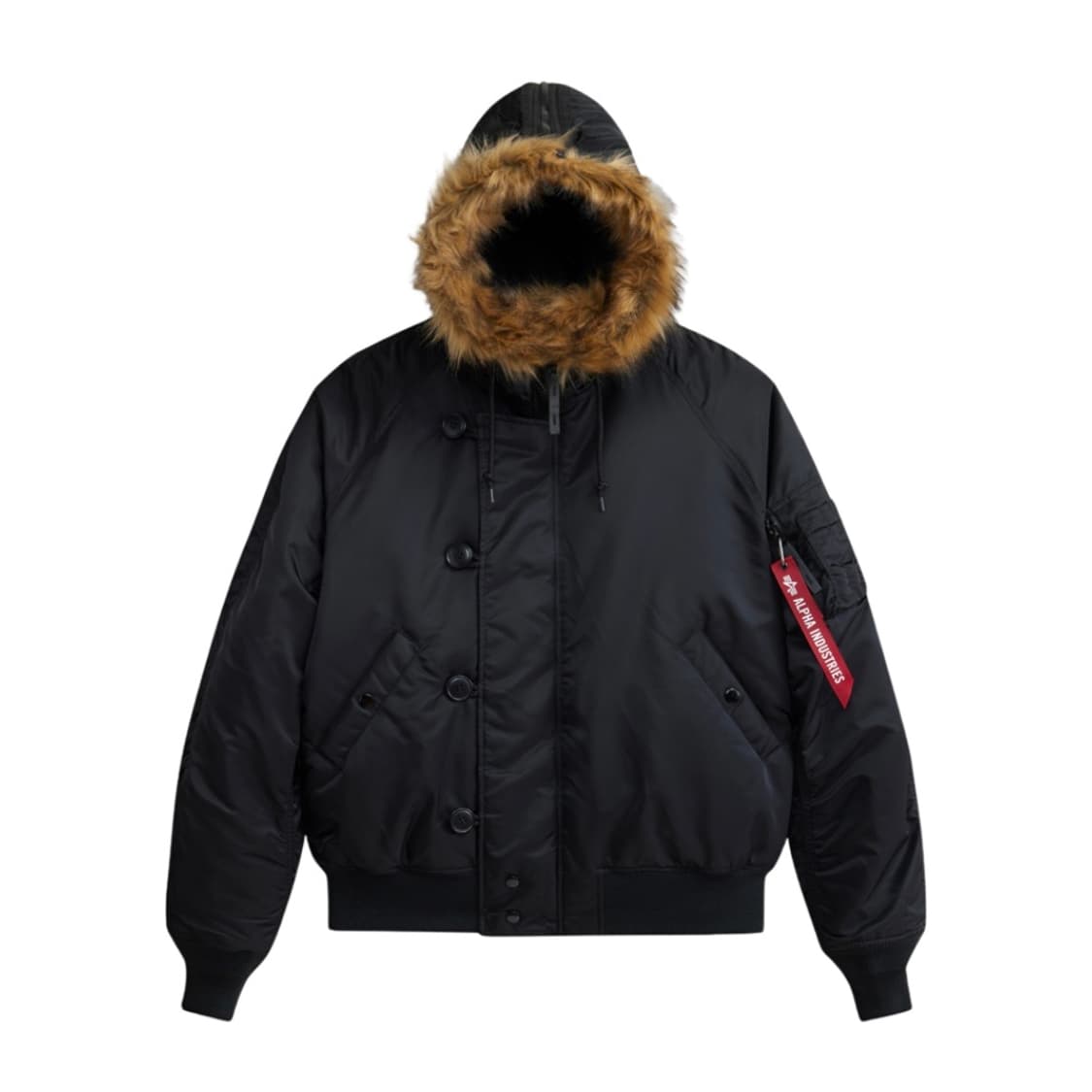 알파인더스트리 N2B 쇼트 웨이스트 파카 블랙 M 상품이미지1