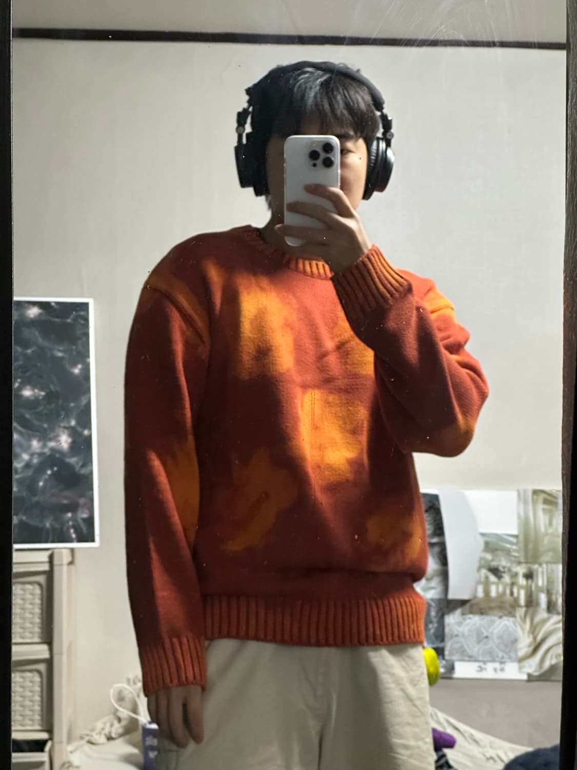 아파트먼트 오렌지 니트 팝니다! 상품이미지1