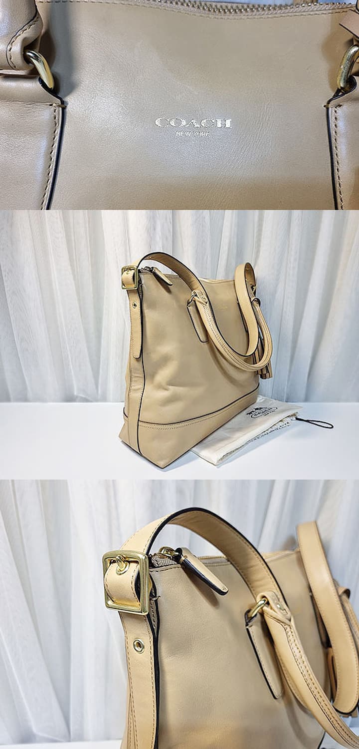 코치 레더 숄더 상품이미지3