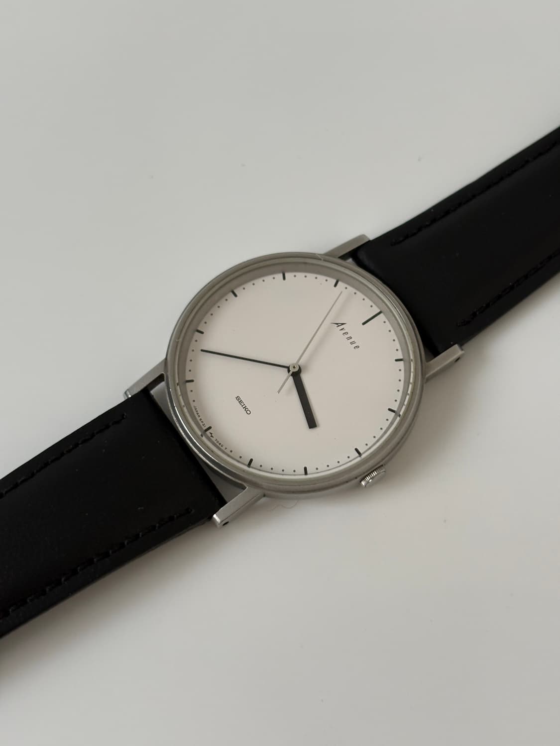 1990s Avenue White Dial Silver Quartz 상품이미지5