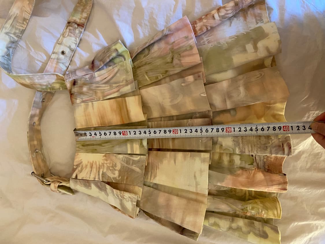 플라워 패턴 숄더백 collina strada 플리츠 데님 크로스백 상품이미지4