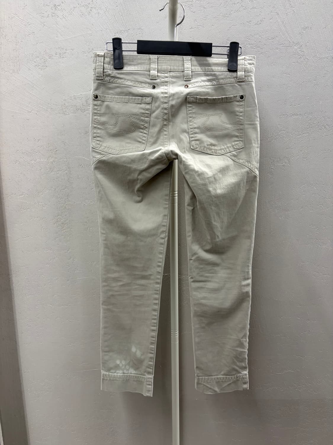 HUGO BOSS 여성 베이지 면바지 28 상품이미지6