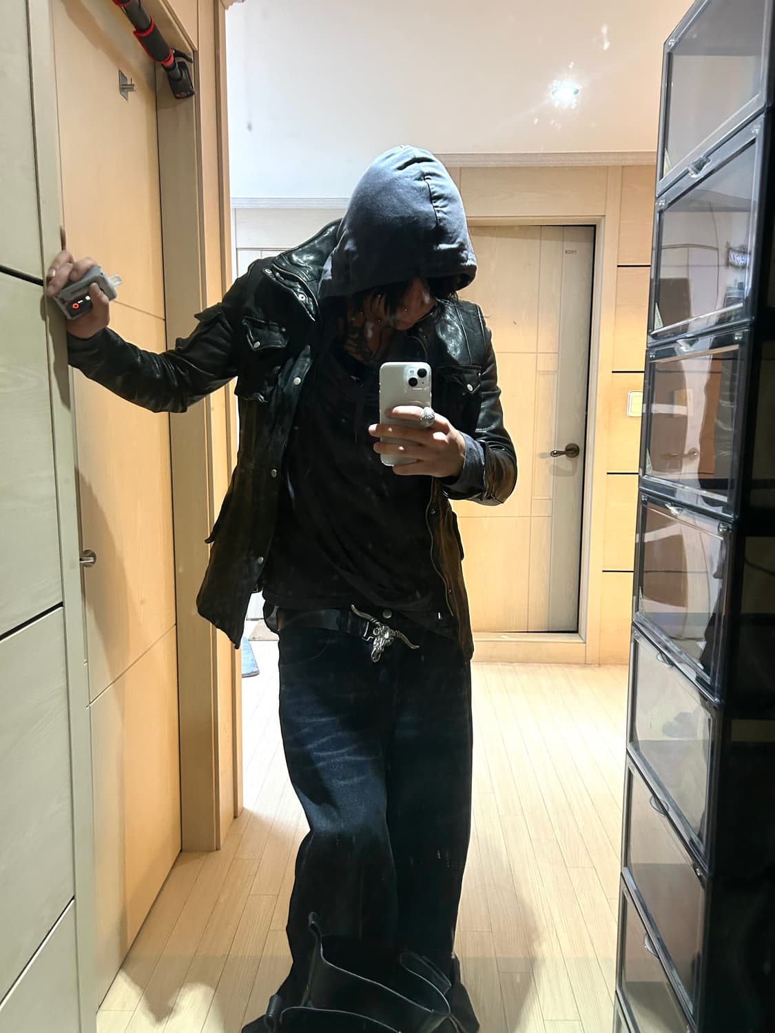 Sheep Skin Leather Coat Jacket 상품이미지9