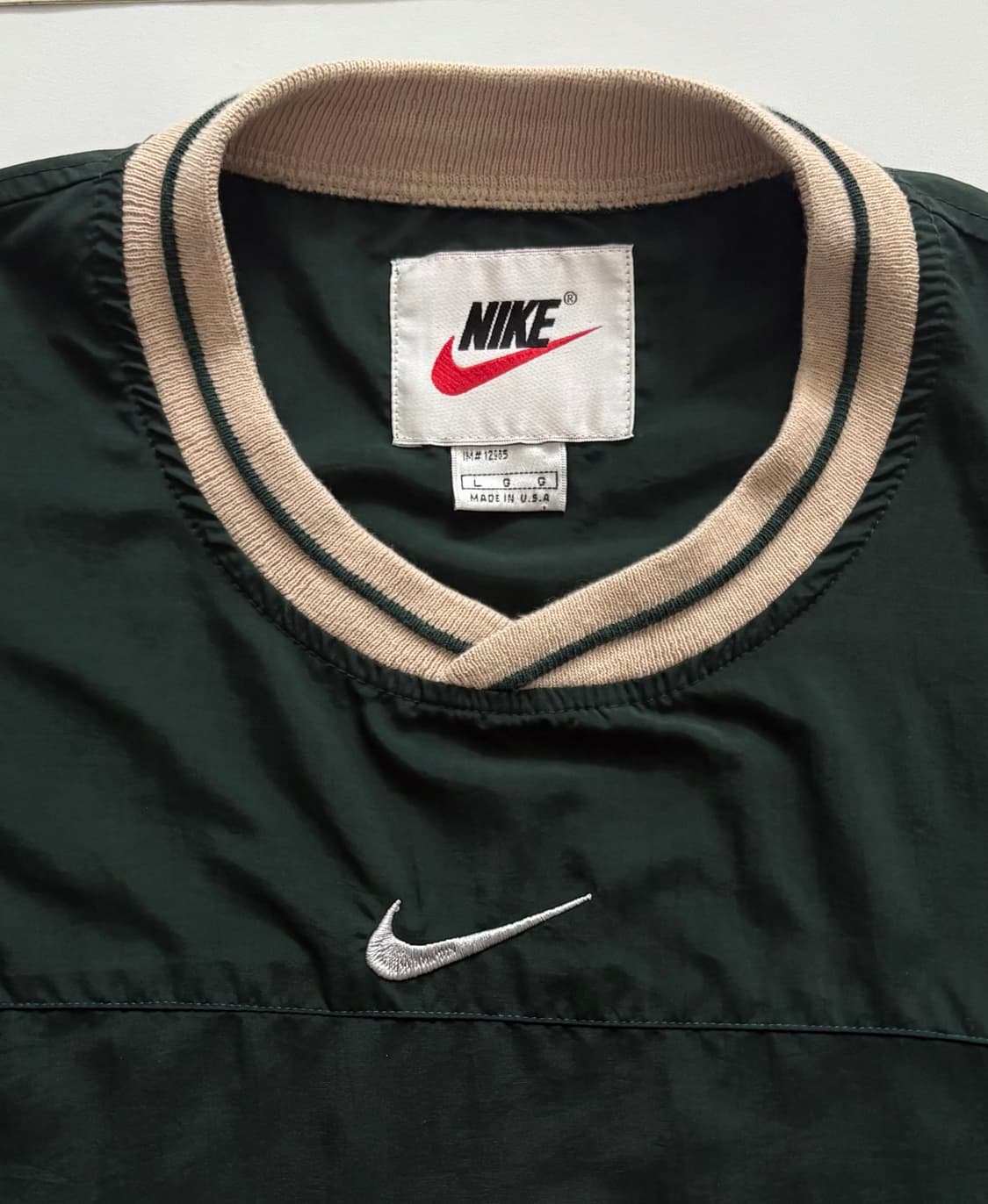 Nike 나이키 빈티지 딥그린 풀오버 웜업 상품이미지4