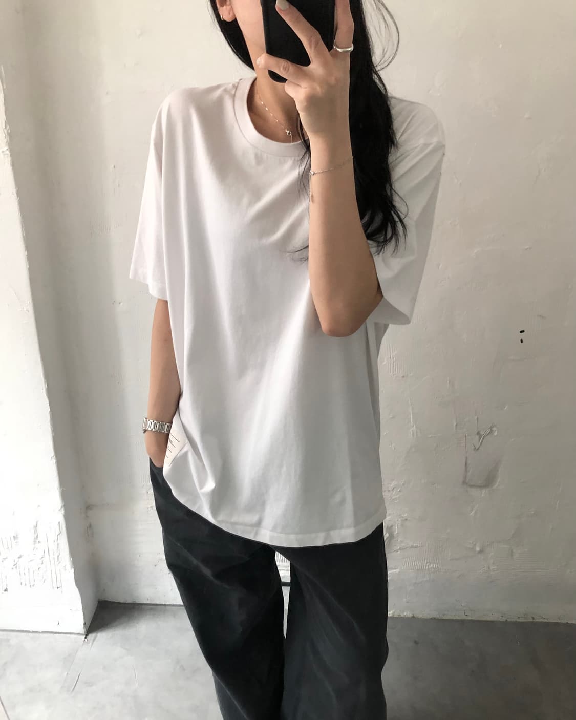 Thom Browne 톰브라운 티셔츠 화이트컬러 상품이미지8