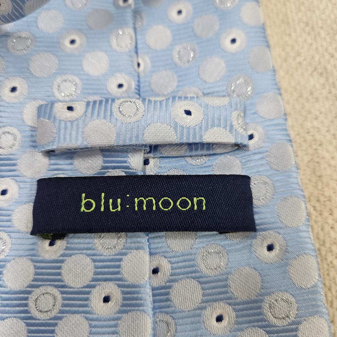 F blumoon 도트 패턴 넥타이 0619Y 상품이미지4