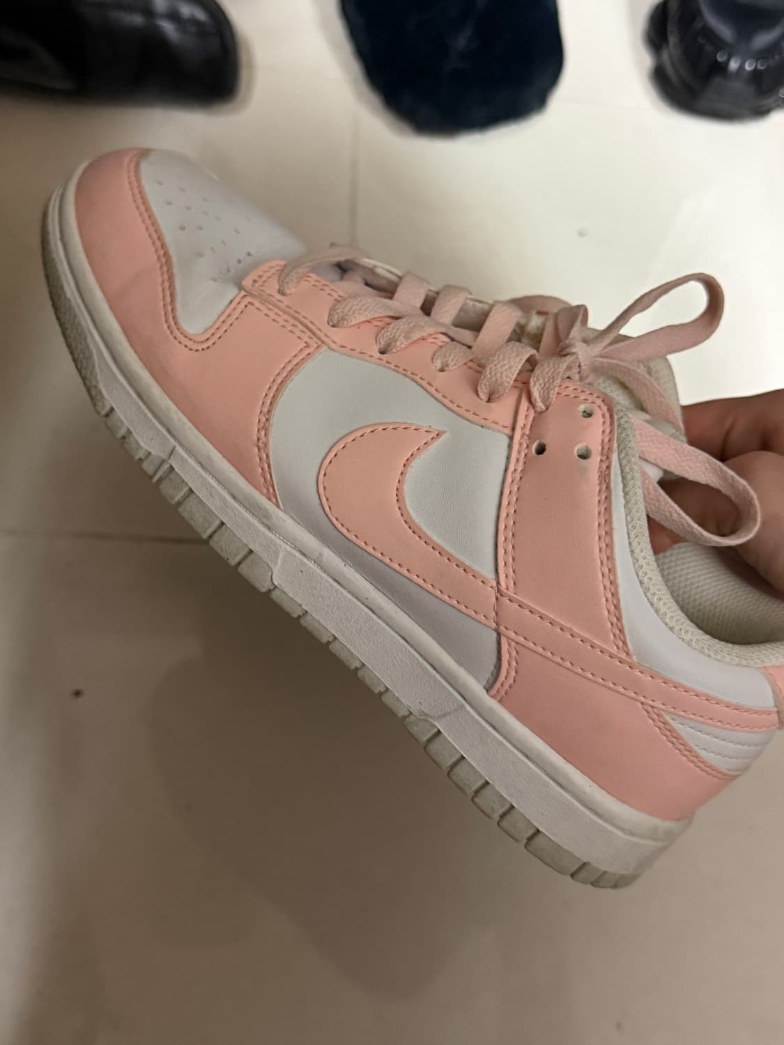 나이키 덩크로우 연핑크 235(2.5) 상품이미지1