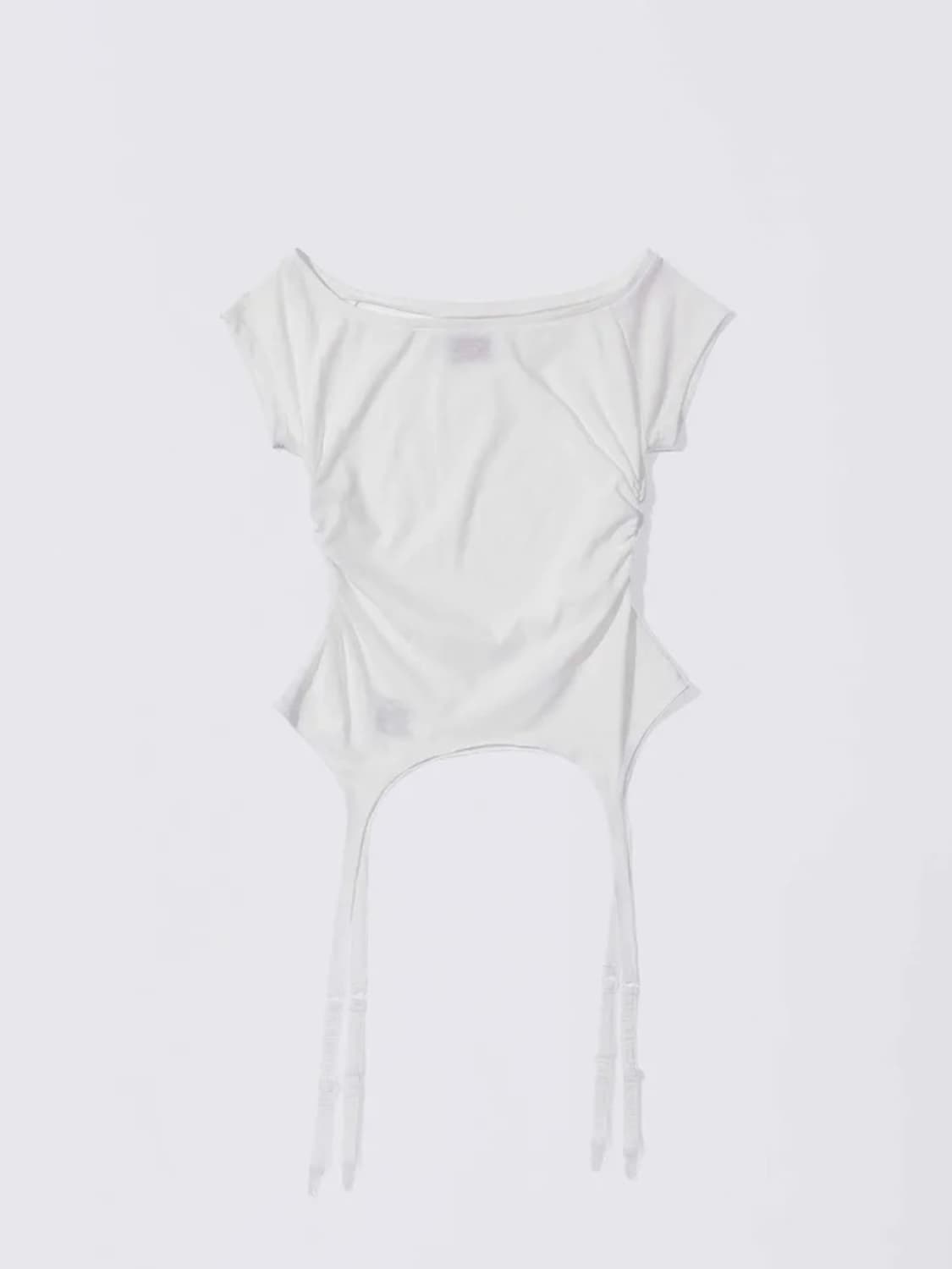 스컬프터 Garter Belt Tee White 상품이미지2