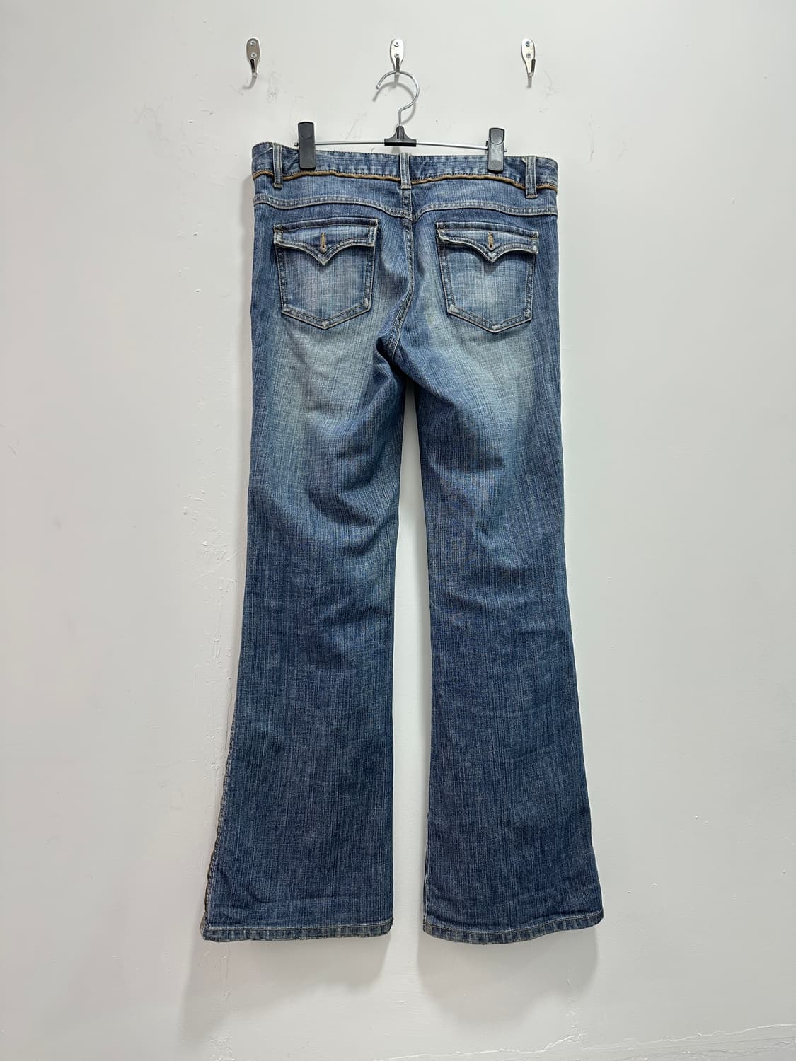 Vintage side line flare cut denim pants 상품이미지6