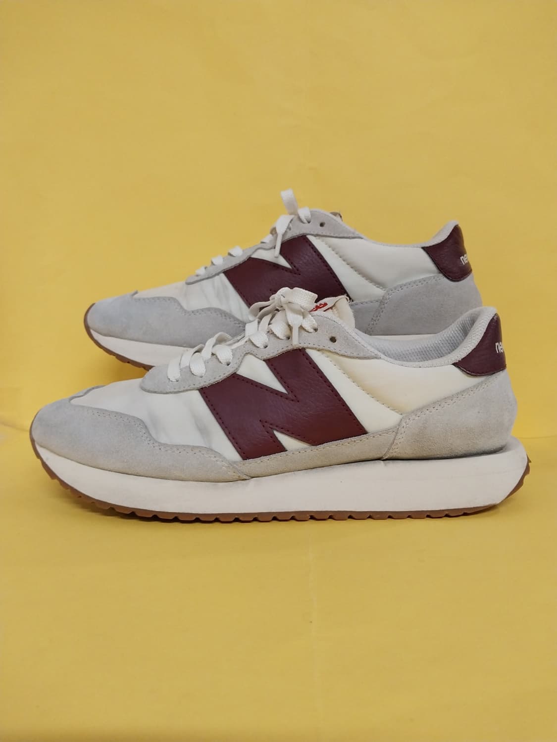 남성 뉴발란스 237 화이트 문빔 운동화 (275) 상품이미지1