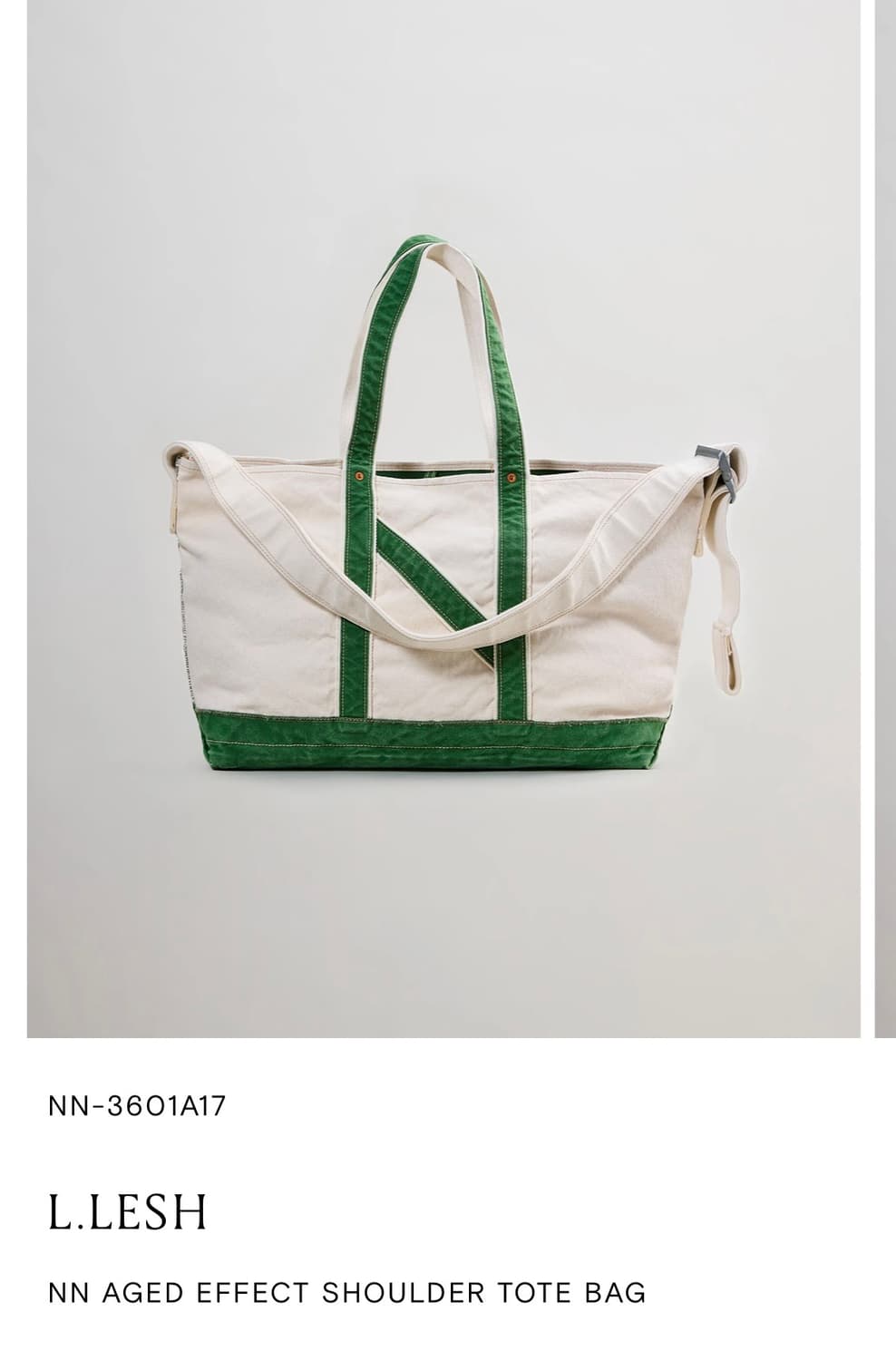 26ss 나이스네스 L.Lesh 토트백 상품이미지1