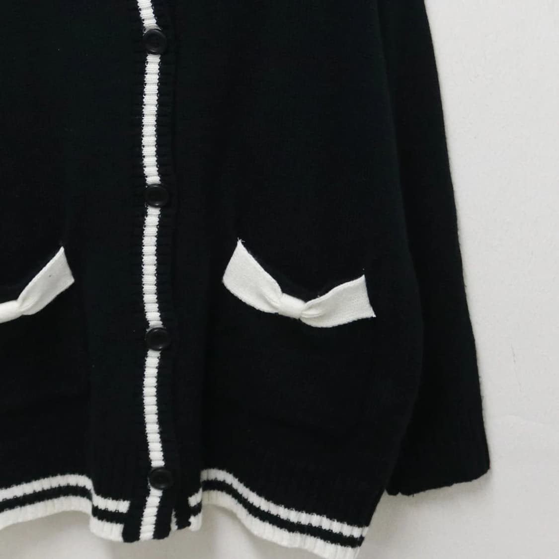 쿠로미 프레피룩 자수 포인트 가디건 62429 상품이미지4