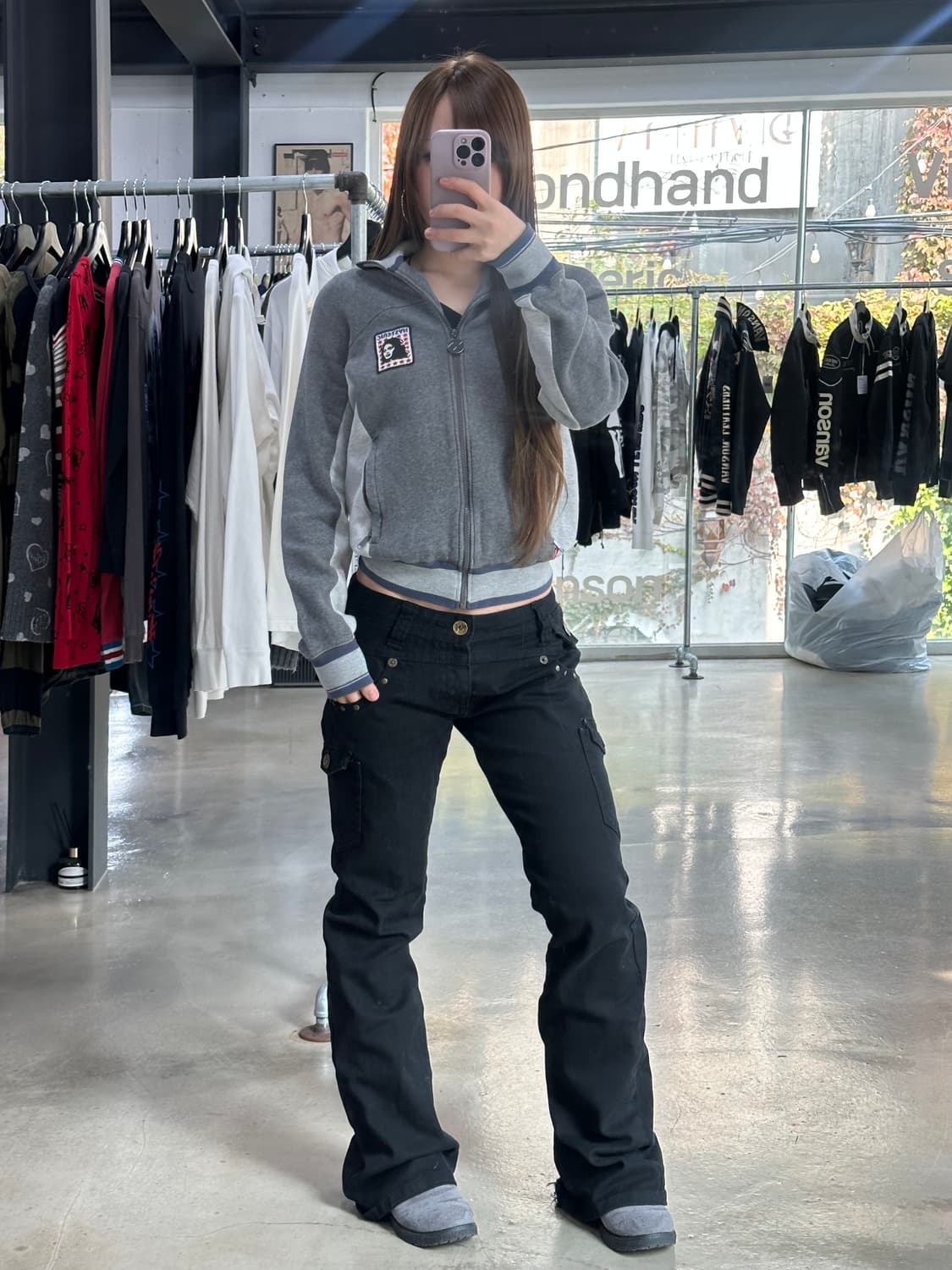 히스테릭글래머 90s 히스걸 트랙 코튼져지 상품이미지2