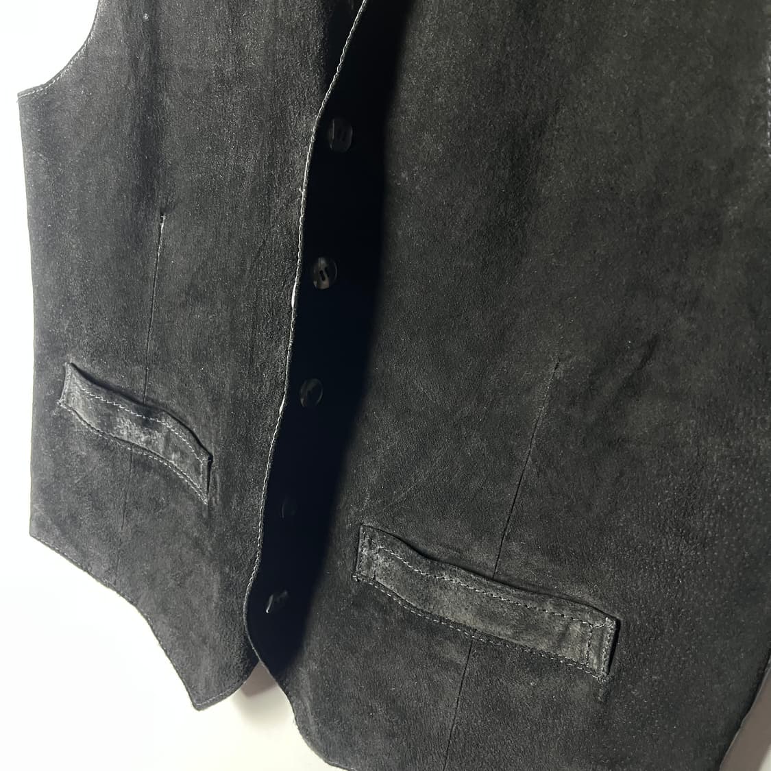 [JPN] 빈티지 스웨이드 레더 베스트 상품이미지3