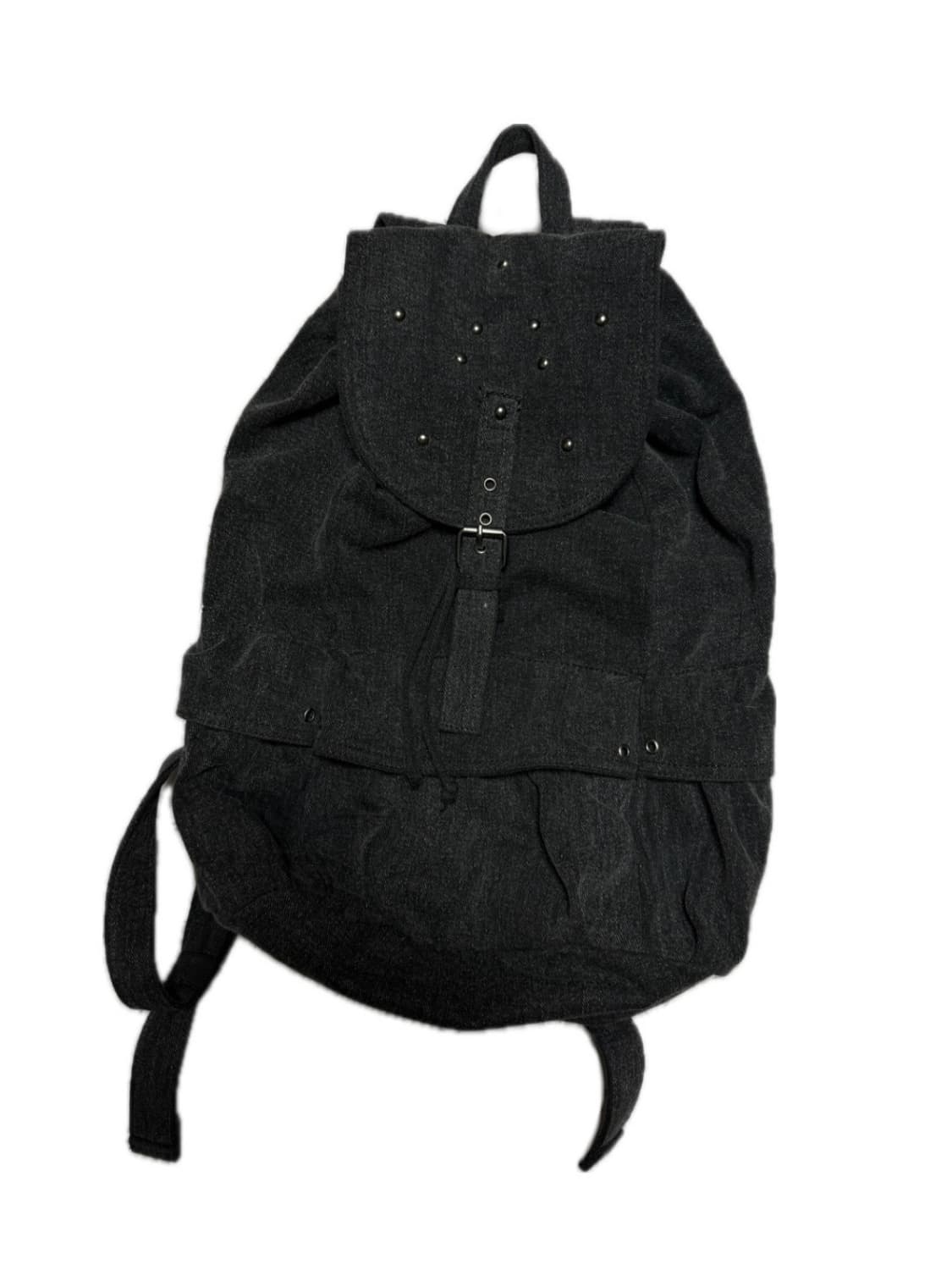 이스트쿤스트 데님 스터드 스트링 백팩 상품이미지1
