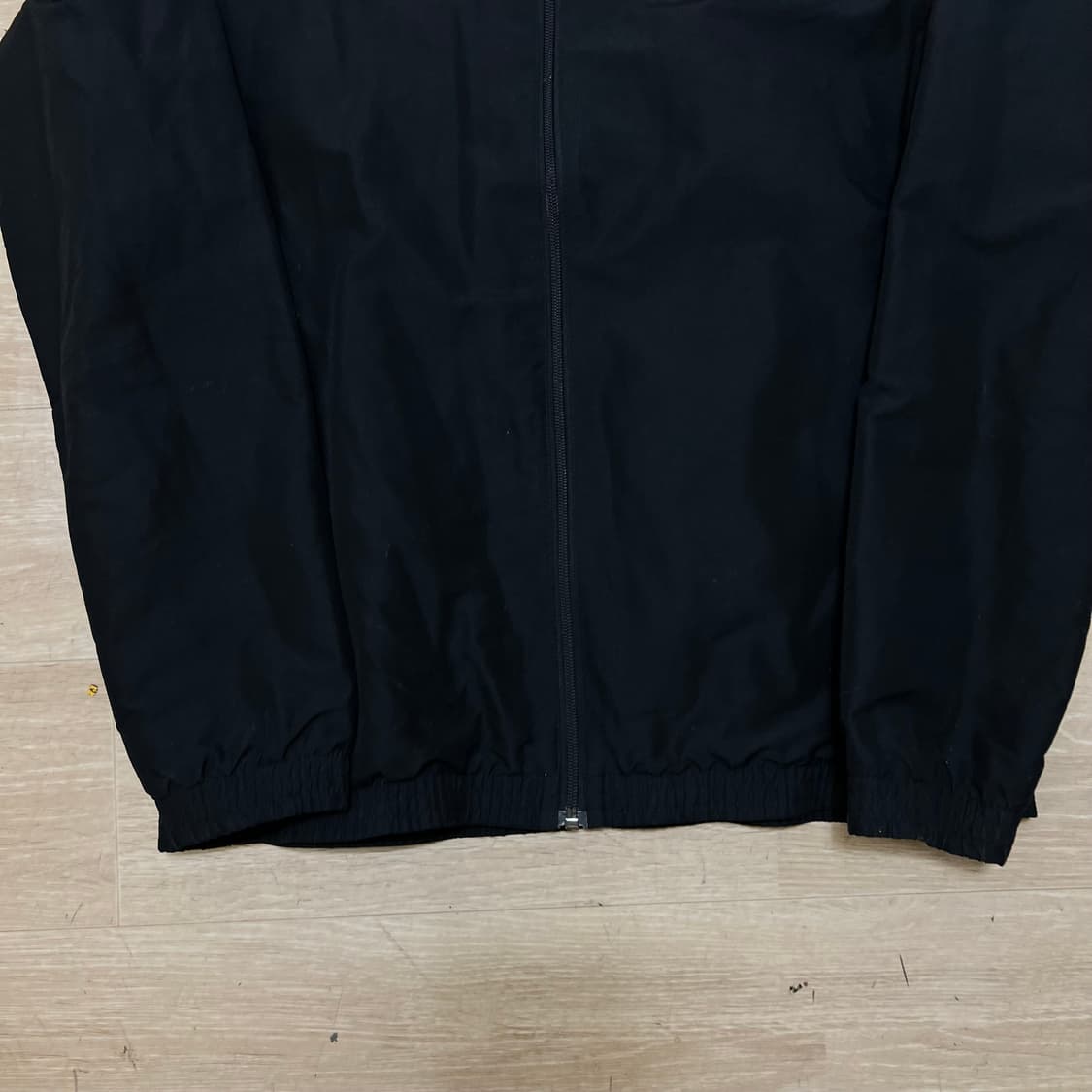 아디다스 스펠 로고 베이직 윈드브레이커 집업 자켓 [블랙] L/100 상품이미지3