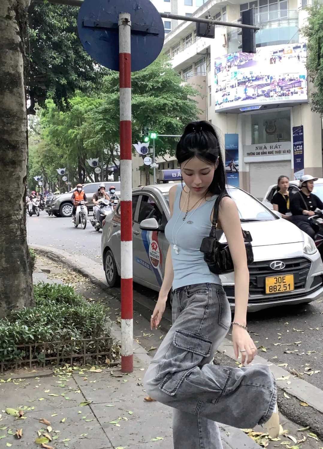 카키포인트 카고 데님 khakipoint cargo denim gray 상품이미지2