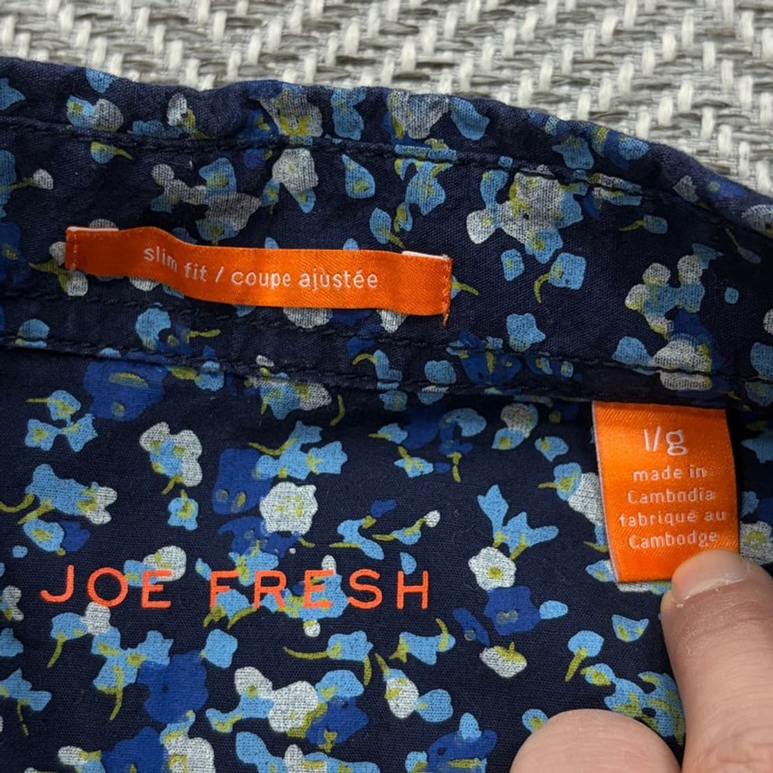 Joe Fresh 플로럴 슬리핏 셔츠 v2372 상품이미지5