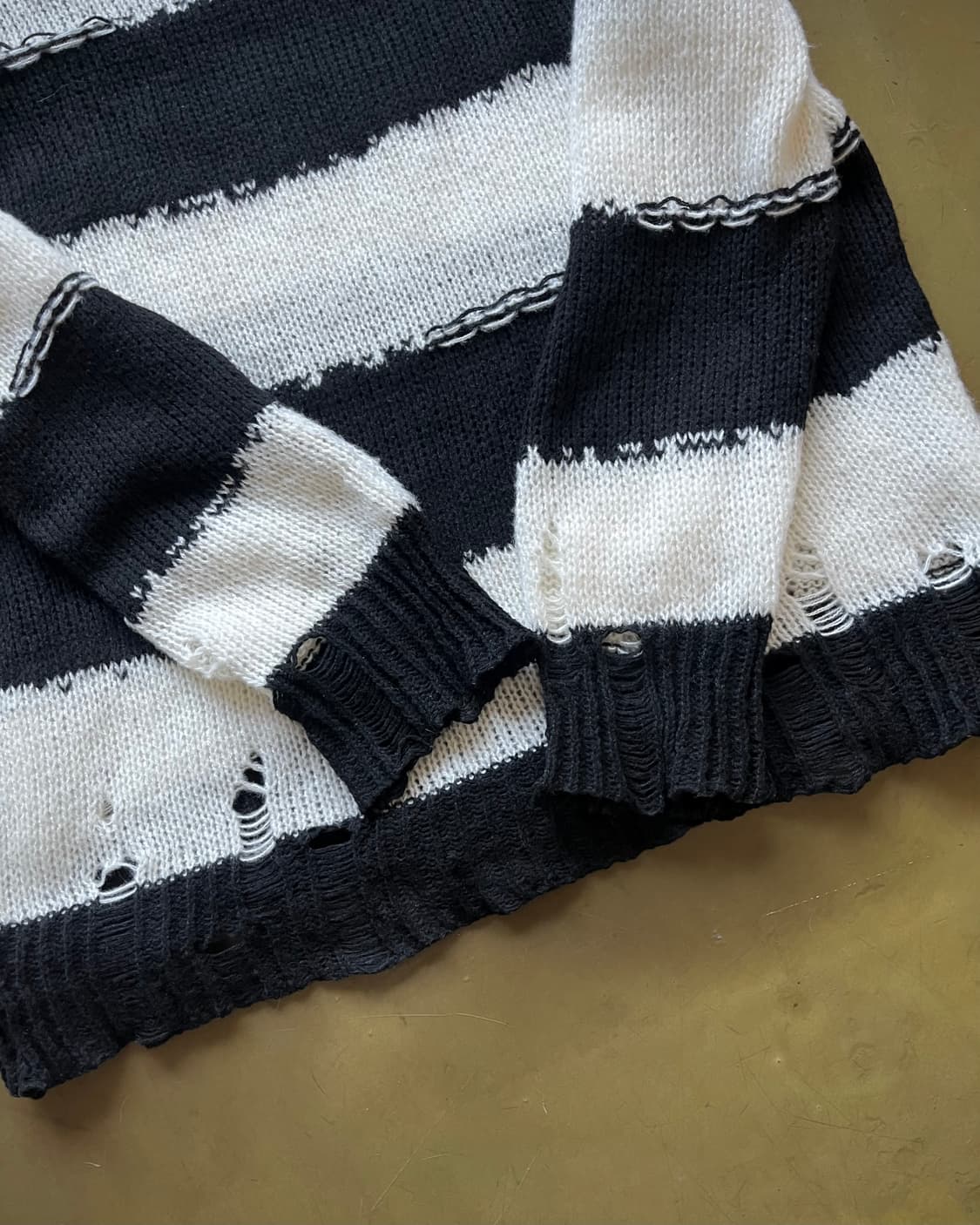 JPN Vintage Nirvana Destroyed Knit 상품이미지8