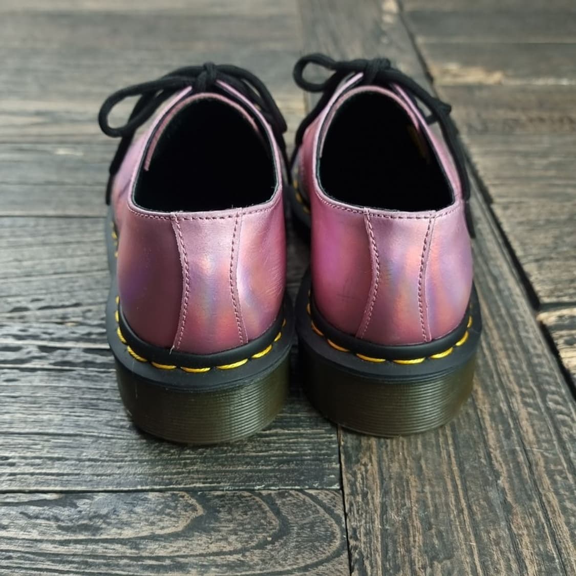 [닥터마틴] 1461 3홀 더비슈즈 아이스 메탈릭 멜로우핑크 M19381 상품이미지5