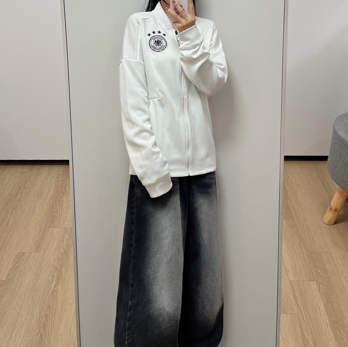 아디다스 독일 국대 화이트 트랙탑 져지 상품이미지1