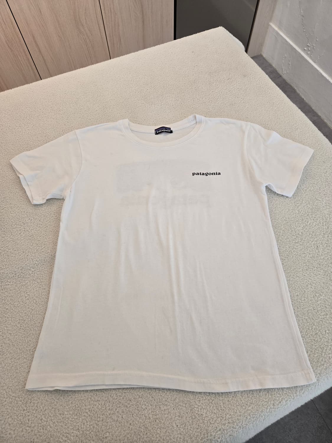 파타고니아 흰색 반팔 티셔츠 S 상품이미지2