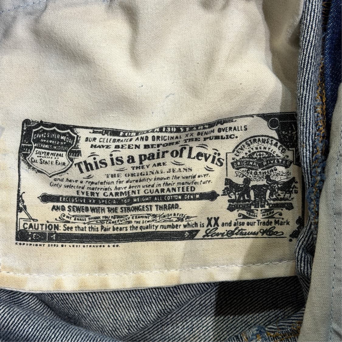 [30] 리바이스 501 중청 데님 청바지 상품이미지8