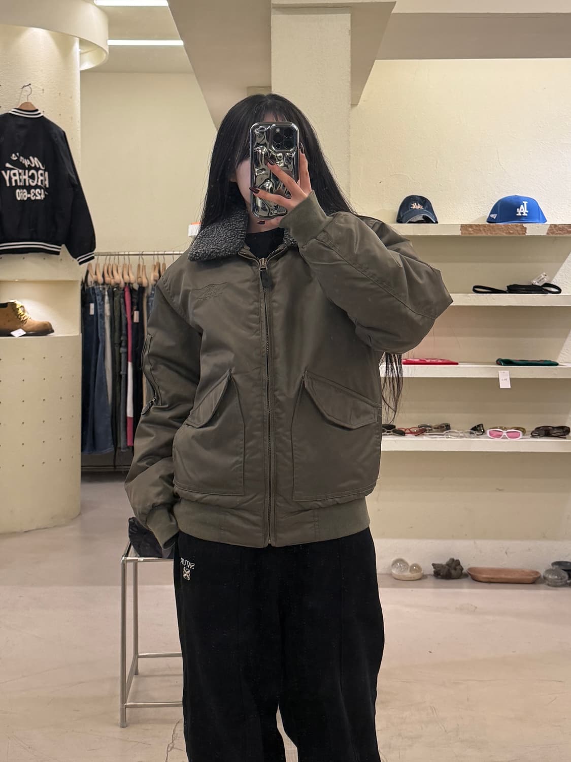 빈티지 US AIR FORCE 항공점퍼 U1191 상품이미지1