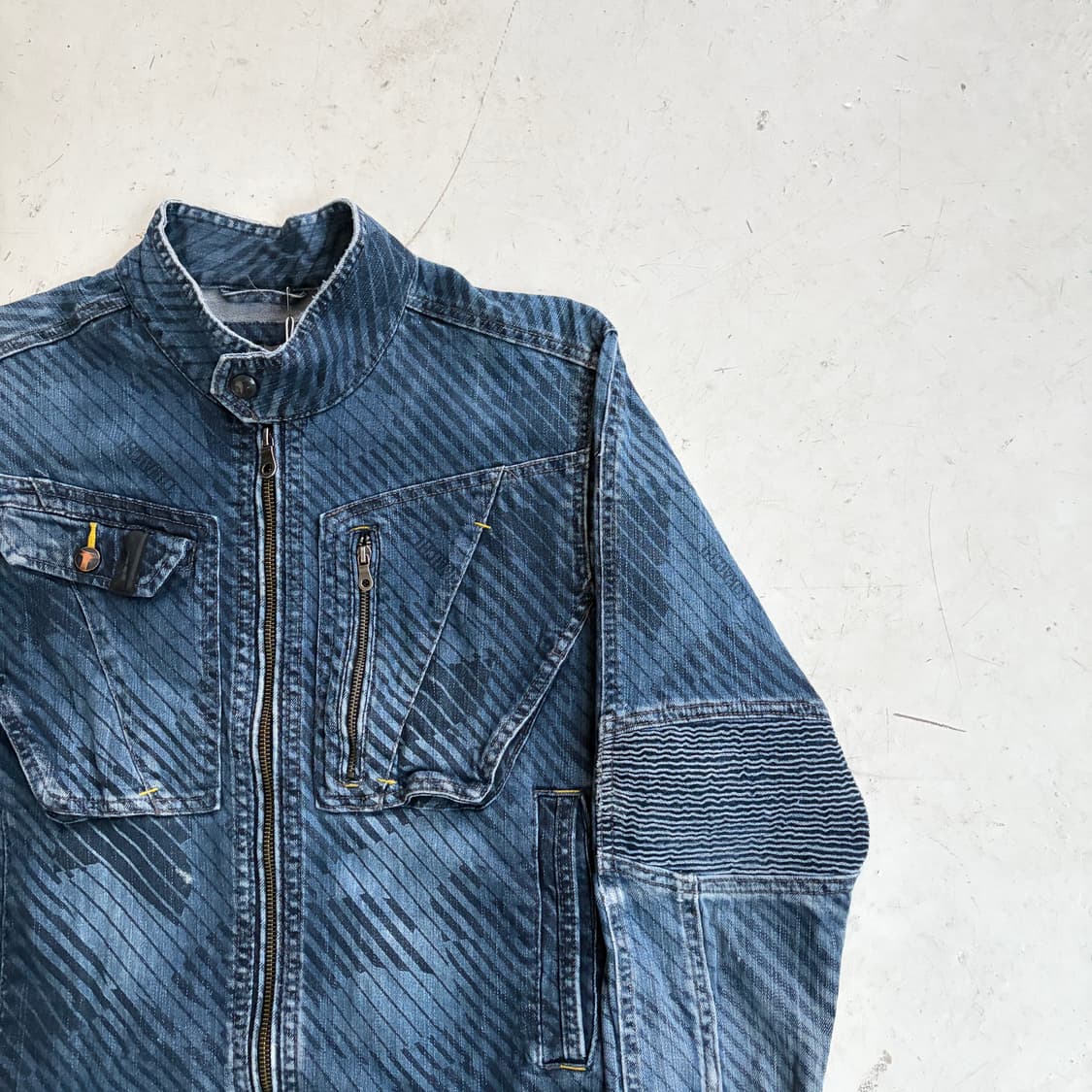 Toraichi 토라이치 8980 빈티지 데님 라이더 자켓 M 상품이미지2