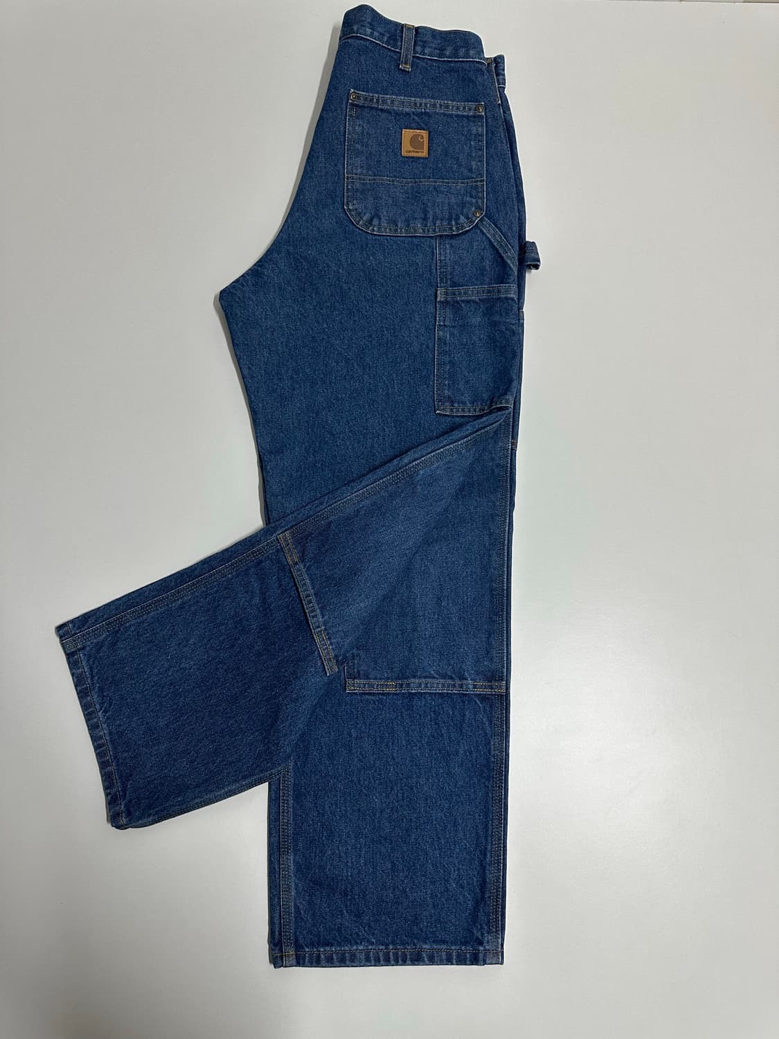 칼하트 B73-DST 더블니 데님 팬츠 33x30 상품이미지3