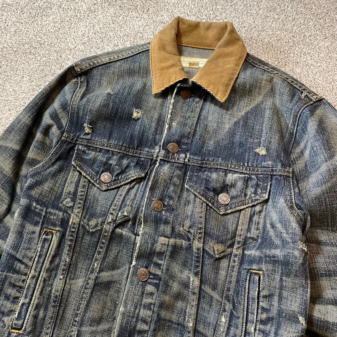 데님앤서플라이 데미지 데님자켓 상품이미지2