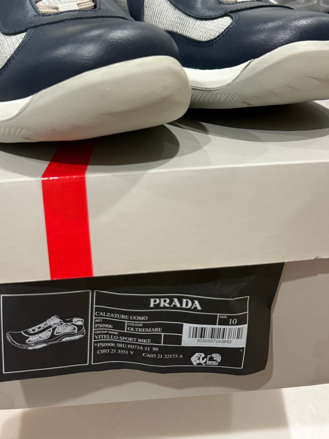 (10) Prada 프라다 아메리카컵 네이비 상품이미지2
