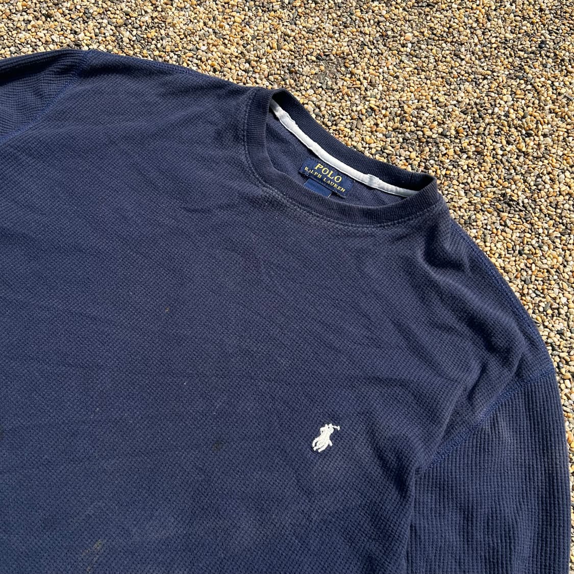 폴로 (POLO RalphLauren)네이비 와플 니트 상품이미지2