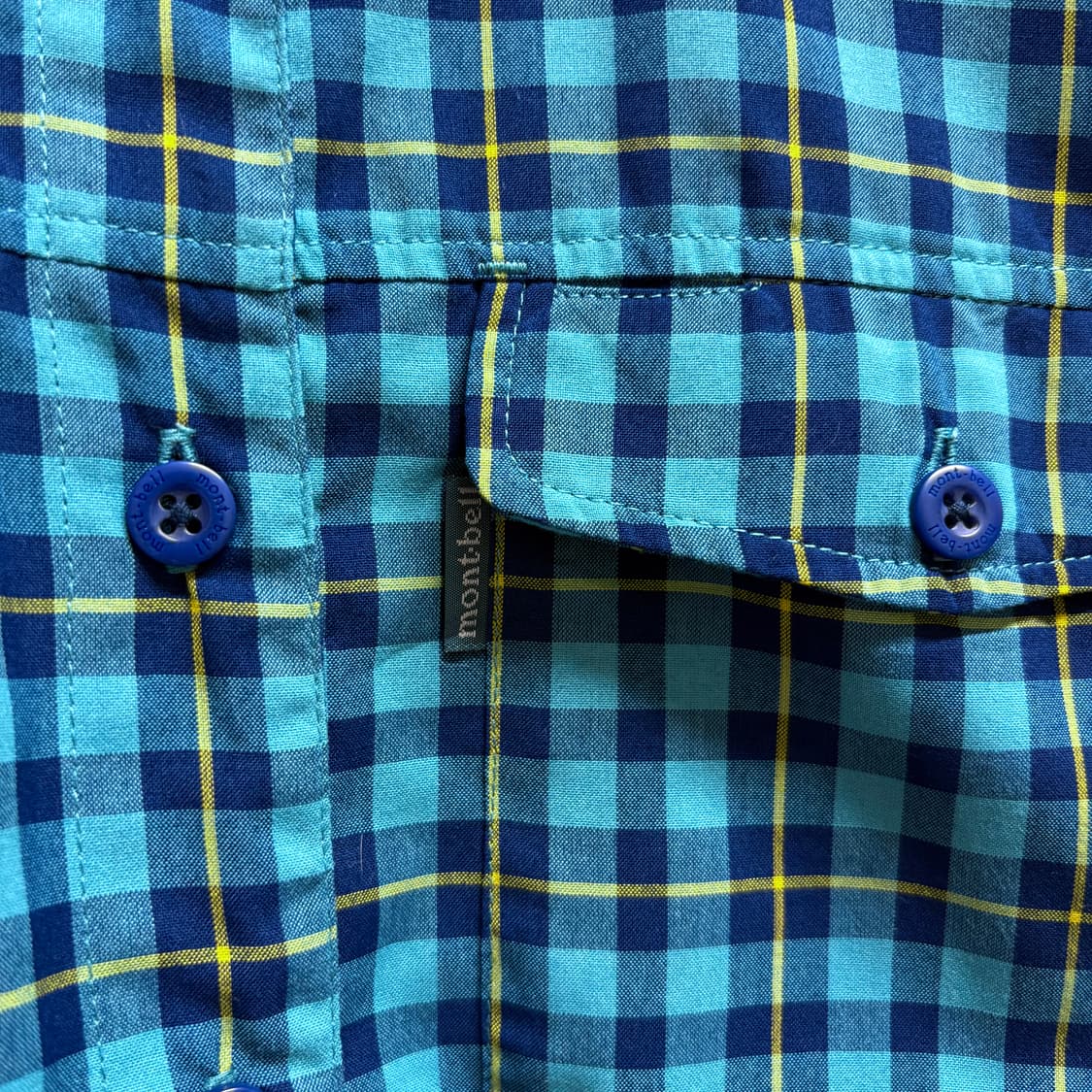 montbell 몽벨 체크 셔츠 남방 JPN L 상품이미지3