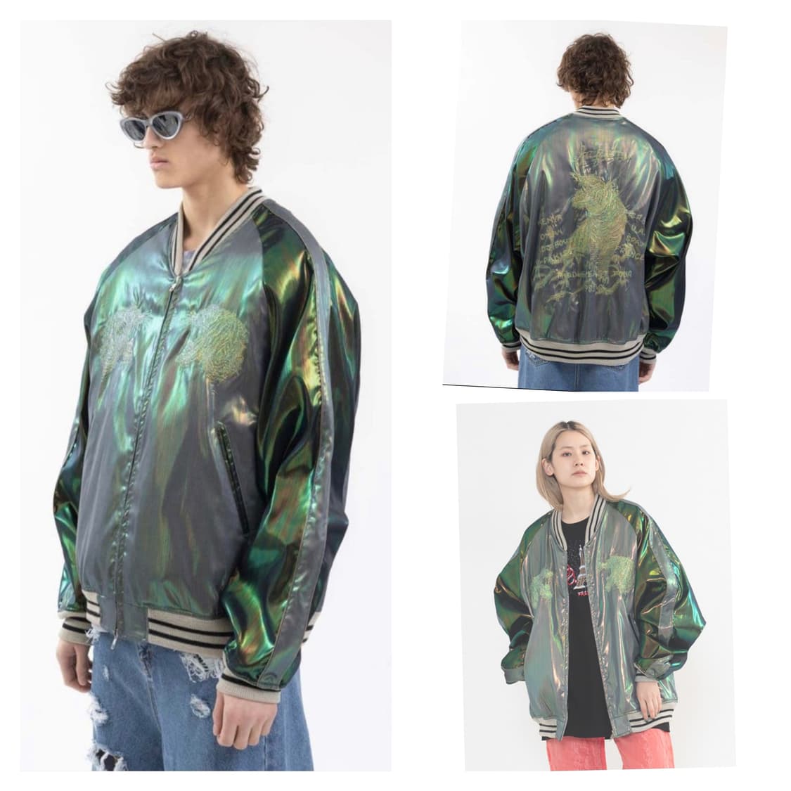 doublet 23ss 홀로그램 스카잔 수베니어 자켓 M / 한정판 상품이미지1