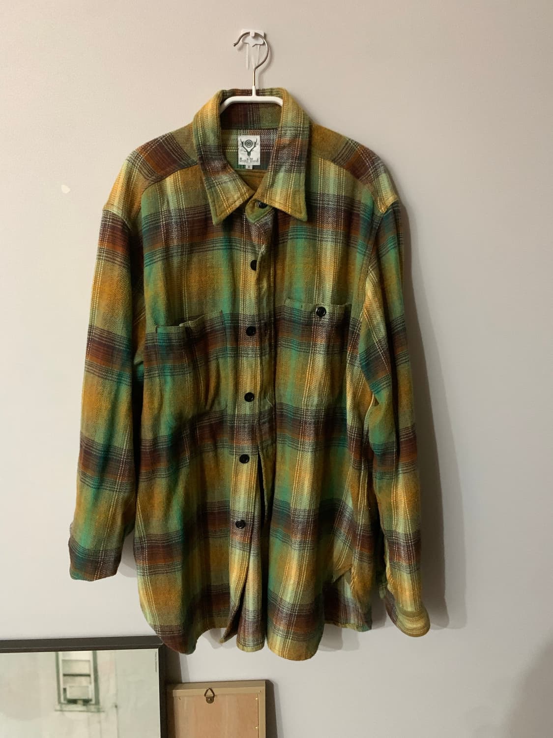 남이서팔 플란넬 체크 셔츠 상품이미지2