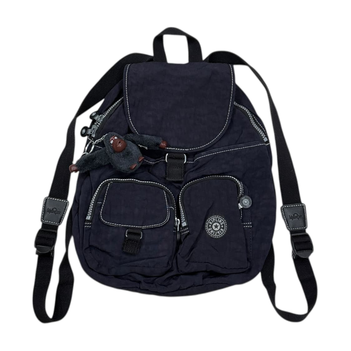 키플링 빈티지 Y2K 포켓 미니 백팩 가방 네이비 상품이미지1