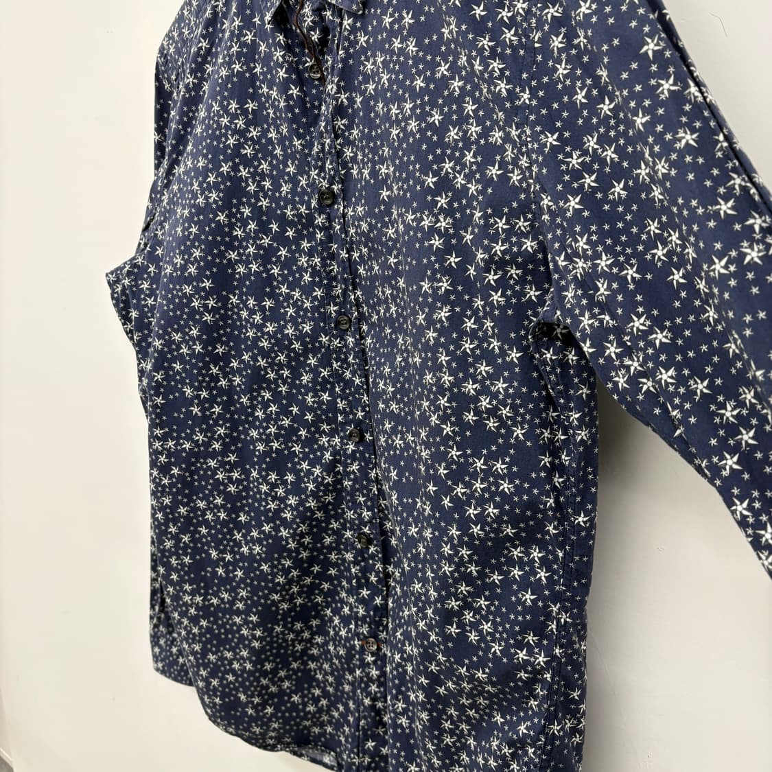 디젤 네이비 별 패턴 셔츠 공용 M 상품이미지3