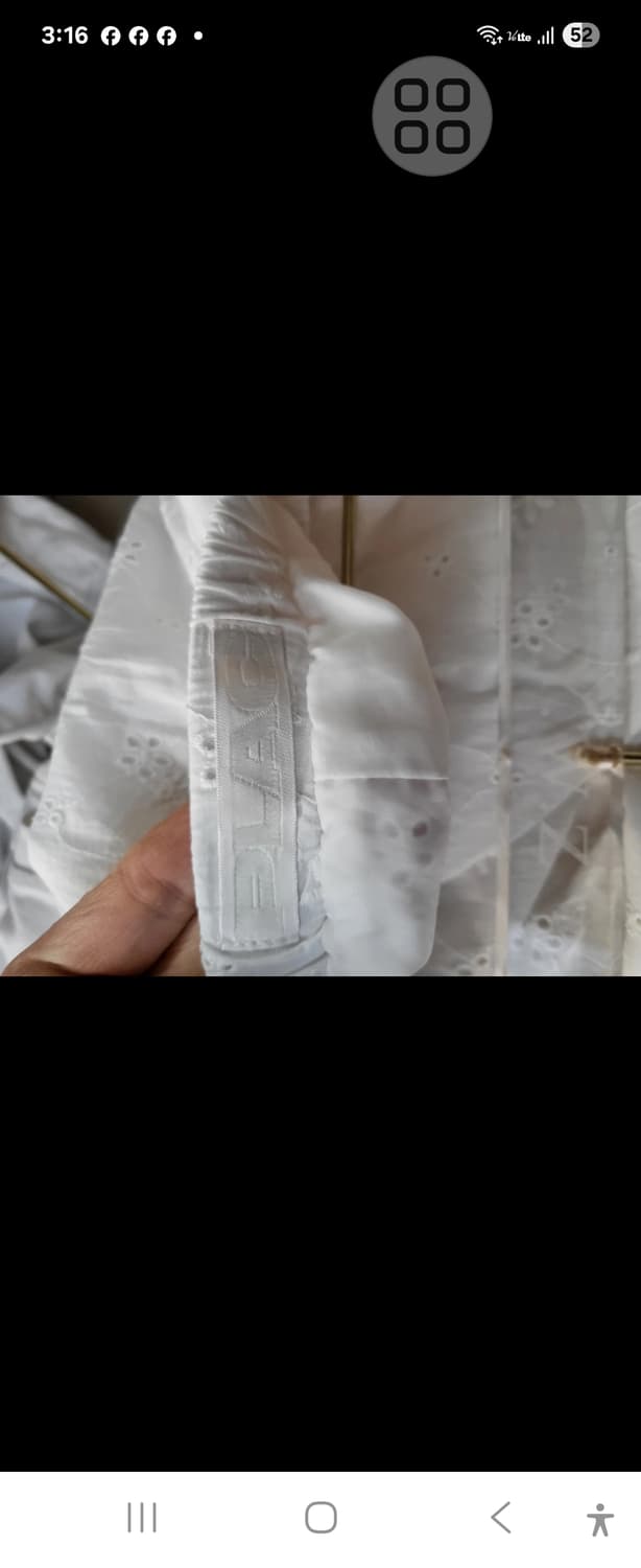 세일plac화이트 펀칭 레이스 프릴스커트팬츠 free 상품이미지2