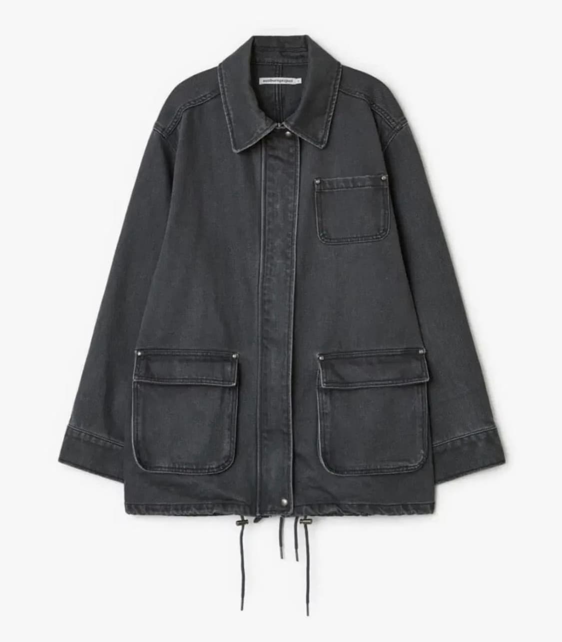 썬번프로젝트 오버사이즈드 워크 자켓 차콜  상품이미지1