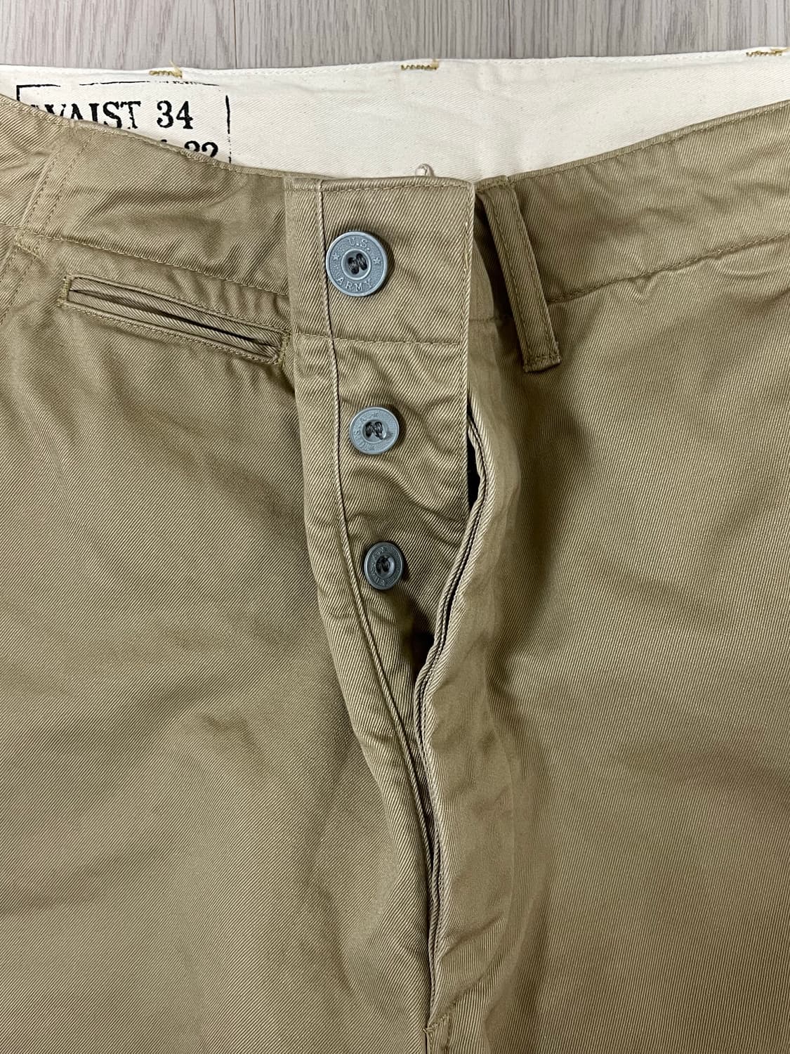 브론슨 1942 치노팬츠 카키 34/32 상품이미지4