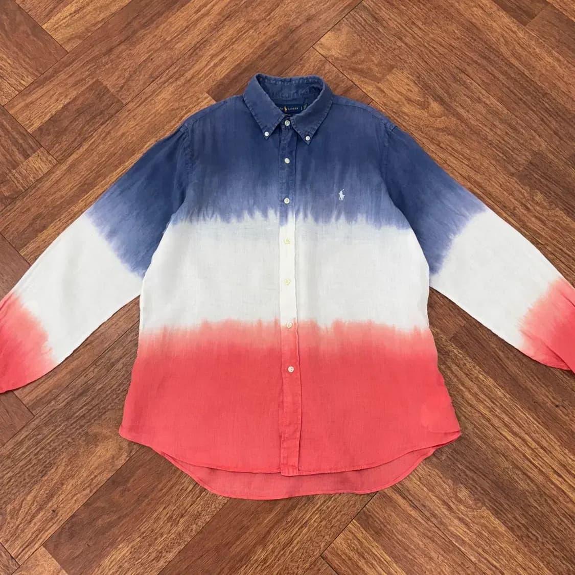 L(105) 폴로 랄프로렌 타이다이 린넨 셔츠  상품이미지2